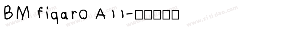 BM figaro A11字体转换